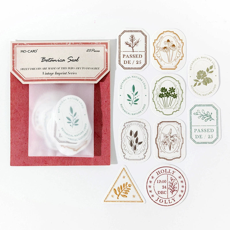 #02747 Vintage Stamp Series Sticker