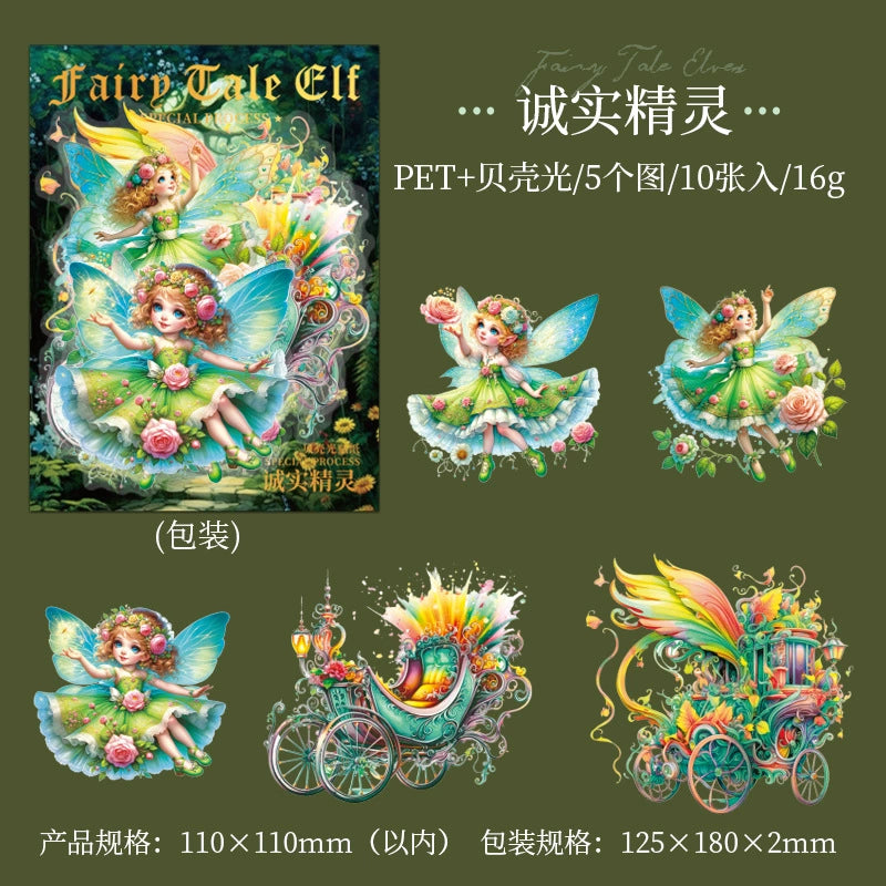 #02804 Fairytale Elves Series Sticker