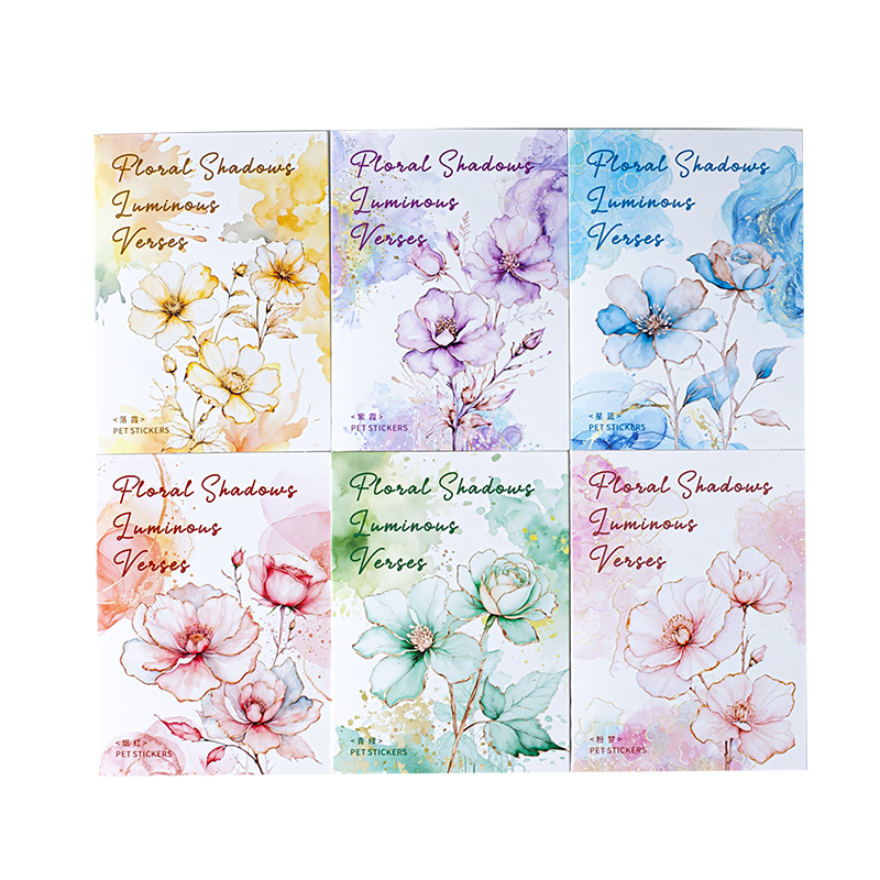 #02182 Shinny Flower Series Sticker