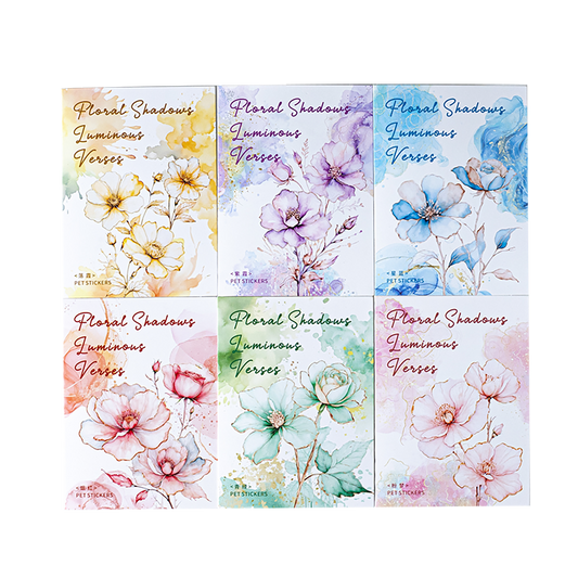 #02182 Shinny Flower Series Sticker