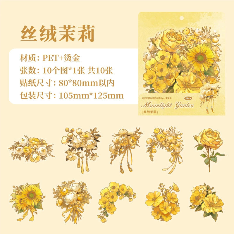 #02383 Moonlight Garden Series Sticker