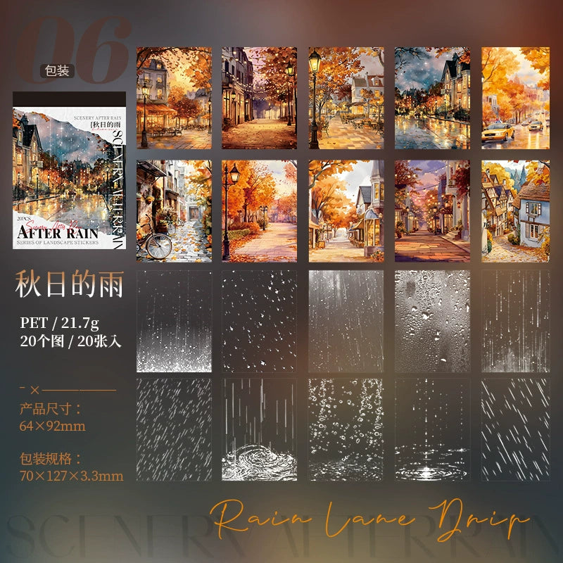 #02762 After Rain Series Sticker