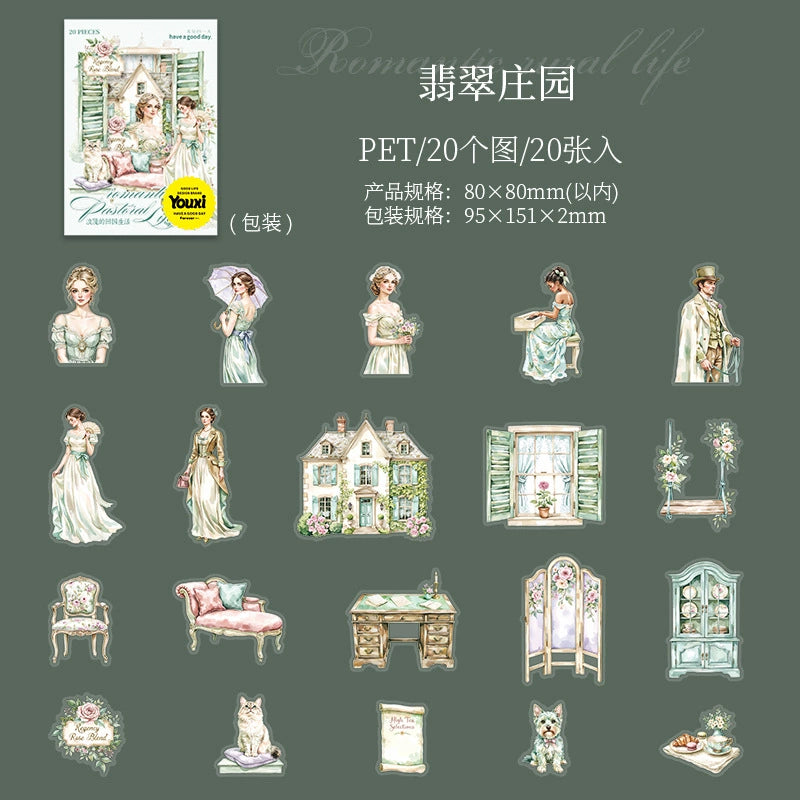 #02797 Romantic Series Sticker