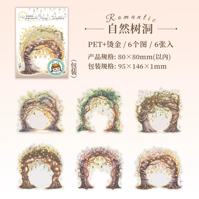 #02780 Flower Gate Series Sticker
