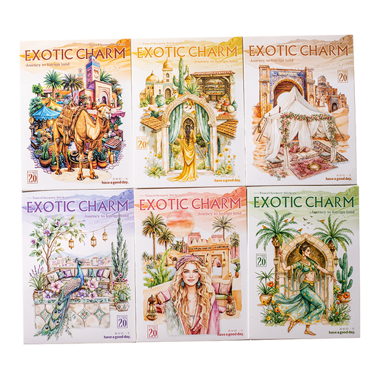 #02546 Exotic Charm Jounery Series Sticker