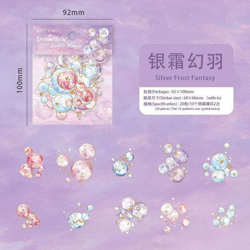 #02803 Fanstay Bubble Series Sticker