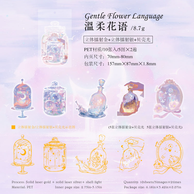 #02130 Bottle Universe Series Sticker
