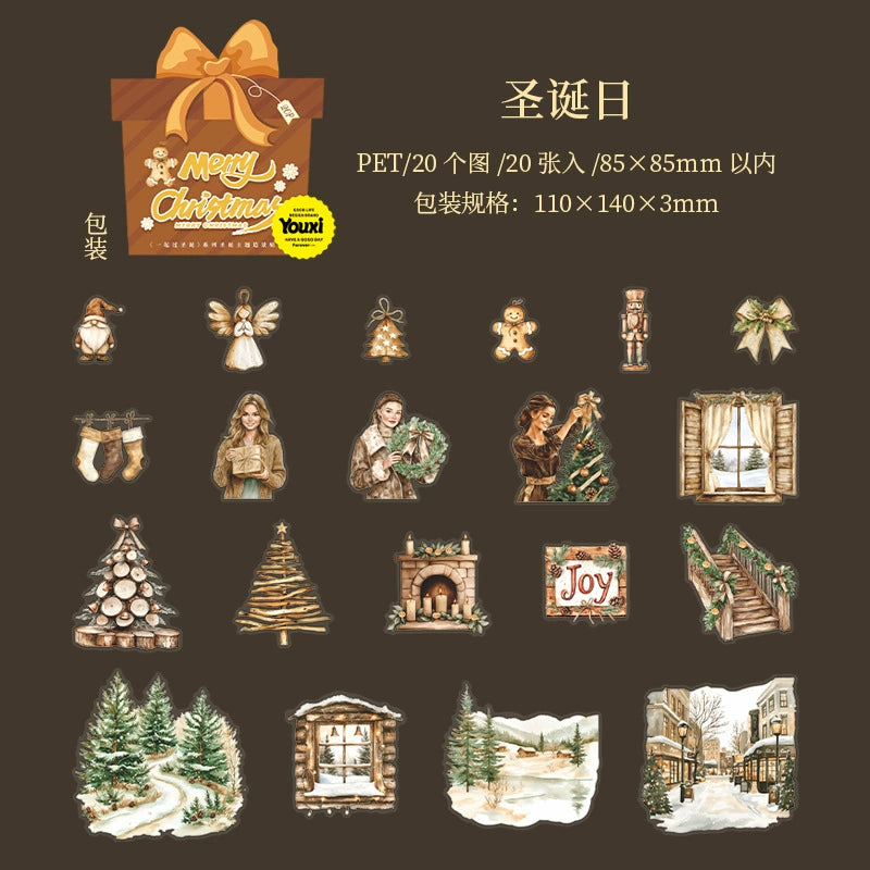 #02912 Christmas Series Sticker