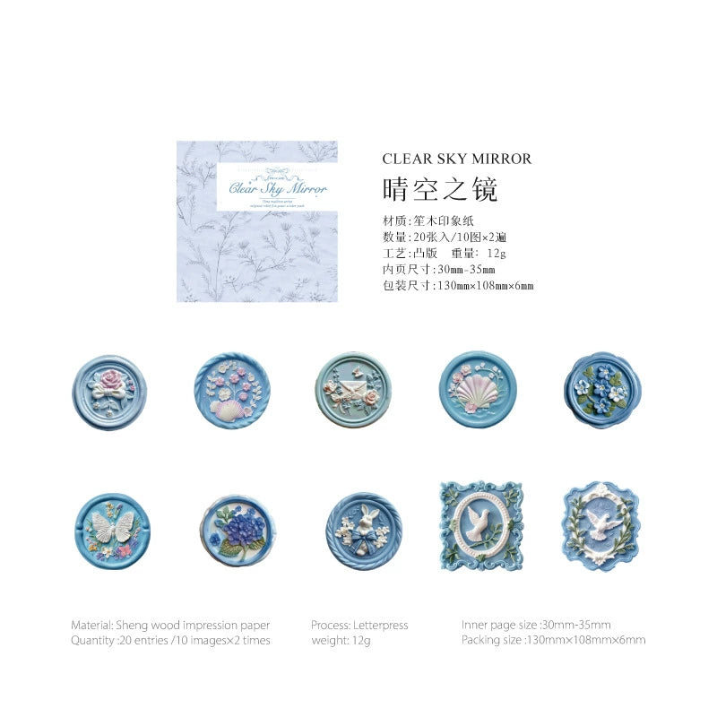 #02746 Fire Stamp Series Sticker