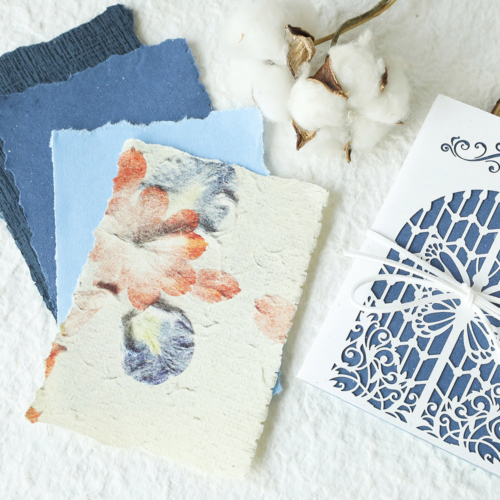 #02866 Flower Textured Series Paper