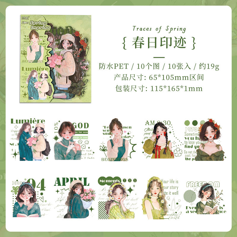 #02355 Fashion Girl Series Sticker