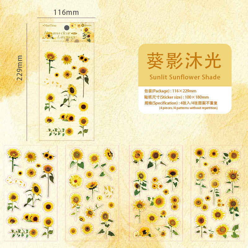 #02222 Pure Plant/Flower Series Sticker