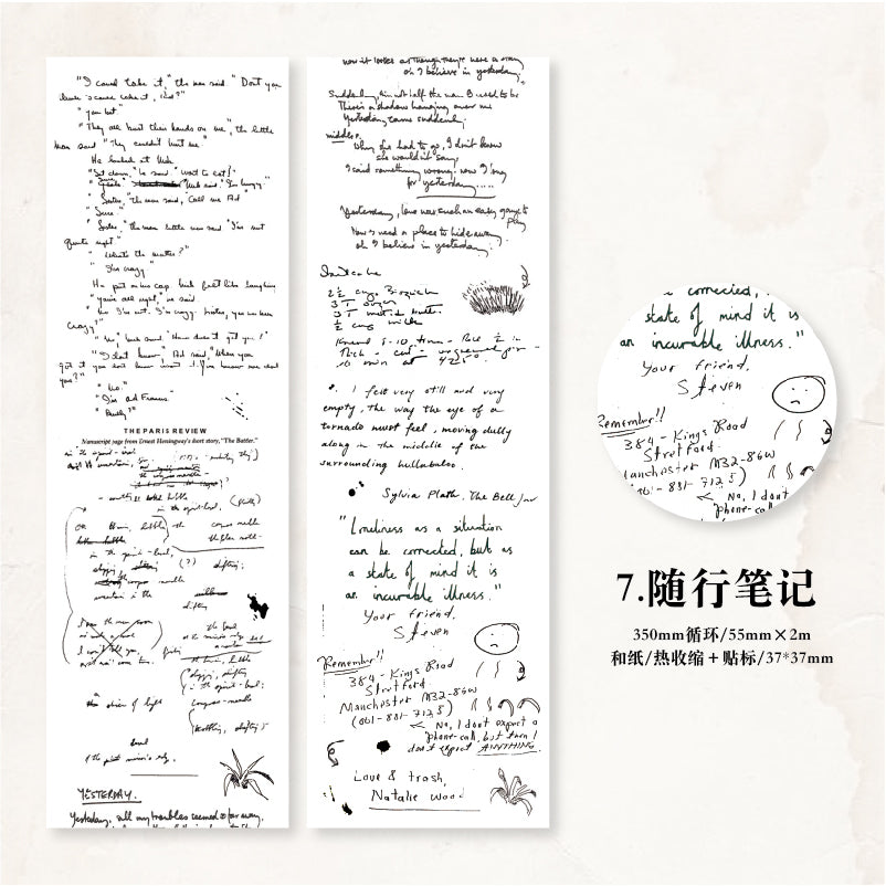#03047 Reteo Diary Series Tape