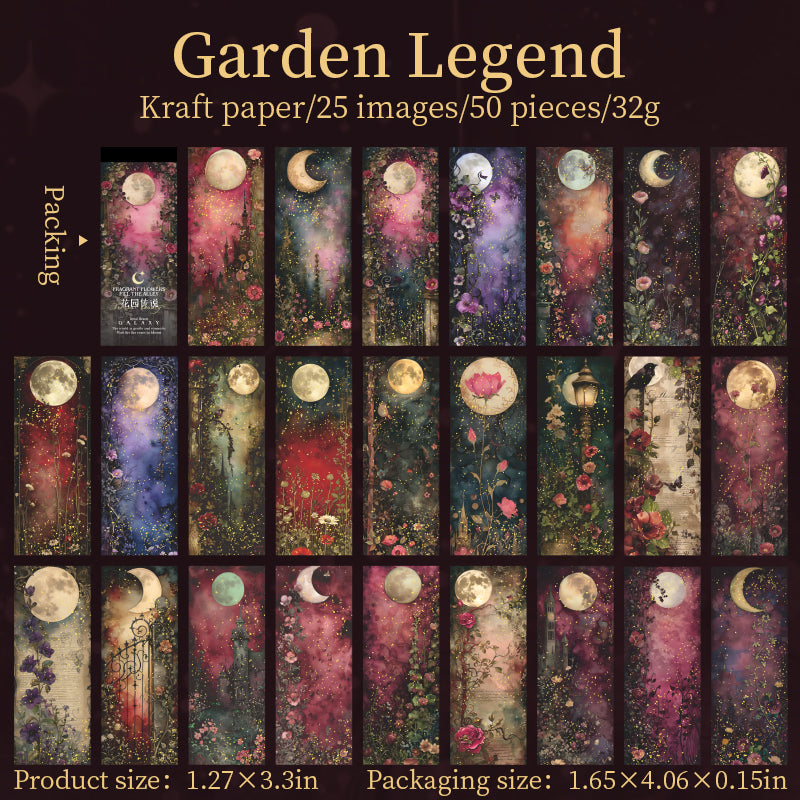 #02590 Mystery Starry Moon Series Sticker