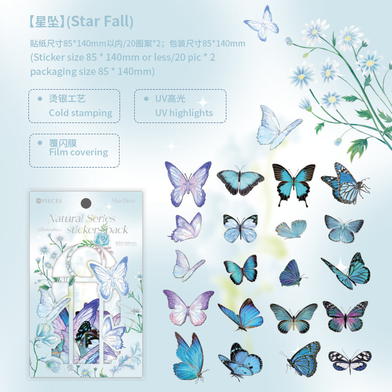 #02225 Butterfly Series Sticker