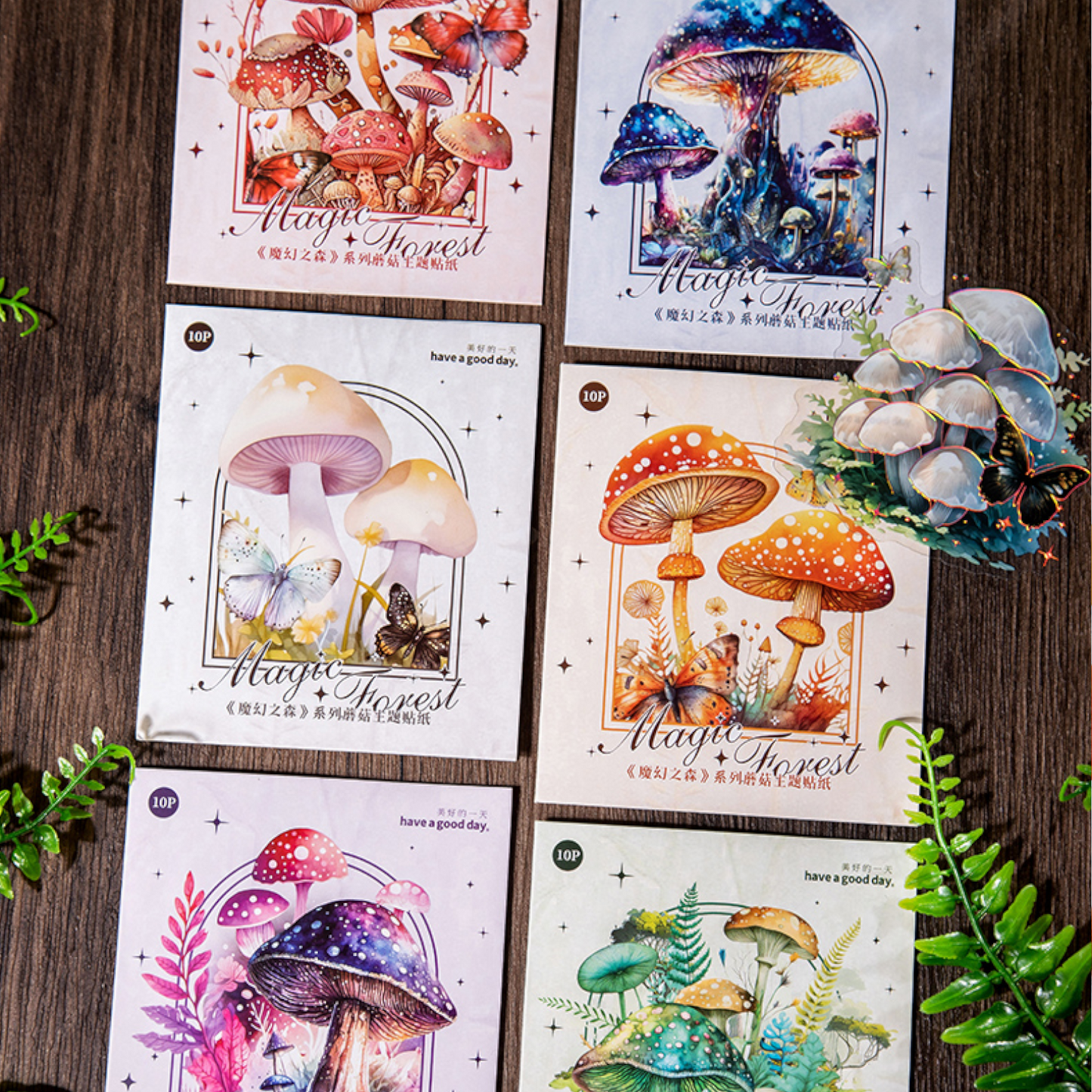 #02072 Magical Forest Mushroom Sticker