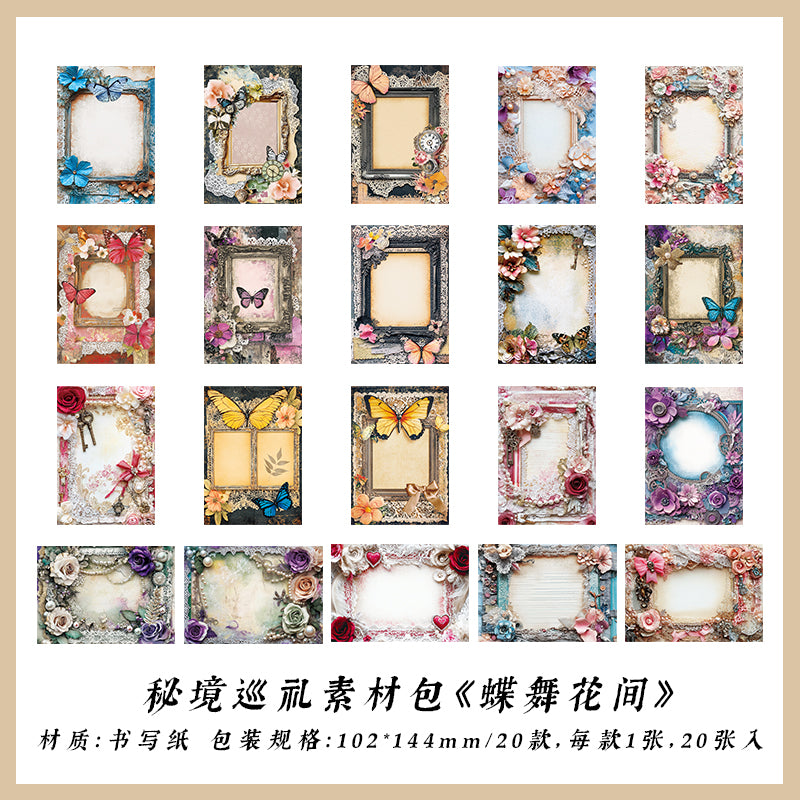 #02300 Vintage Frame Series Sticker