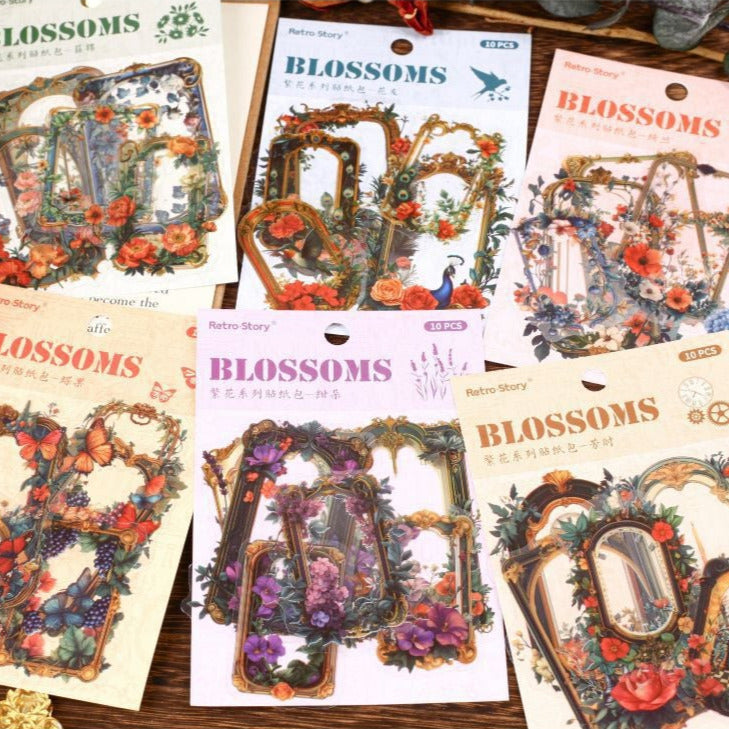 #02756 Flower Frame Series Sticker