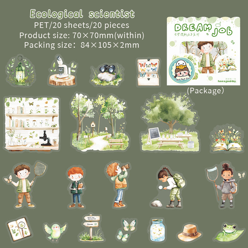 #02055 Dream Job Series Sticker