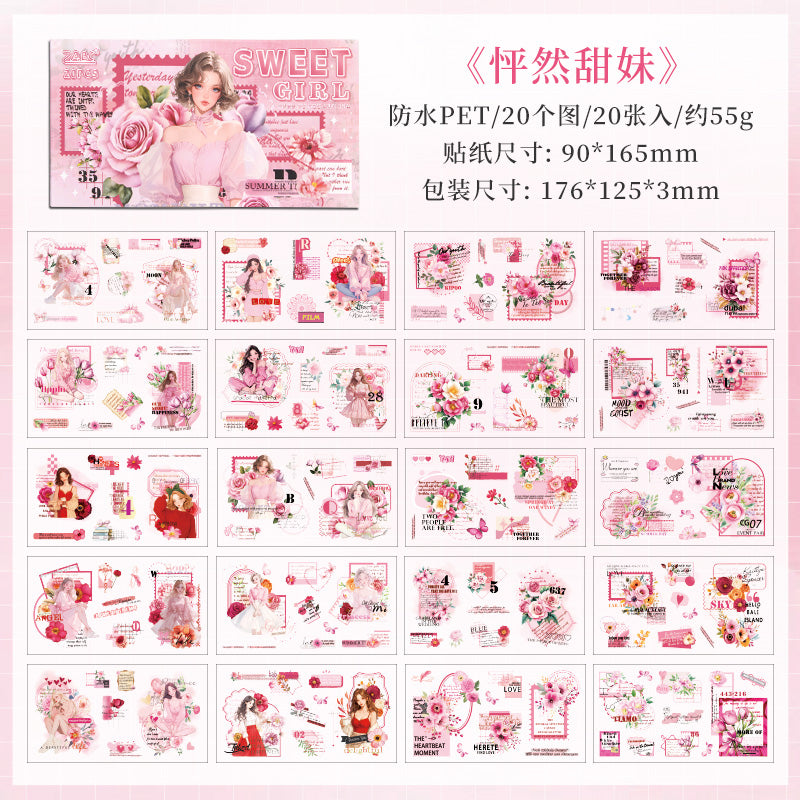 #02507 Girls Day Series Sticker Book