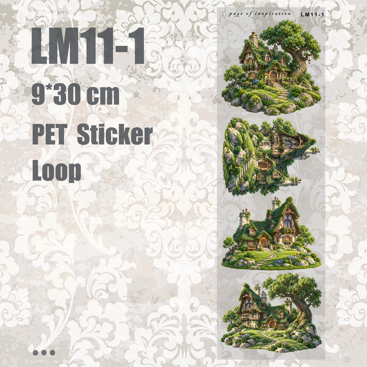 #LM11-1 M PET Sticker Loop