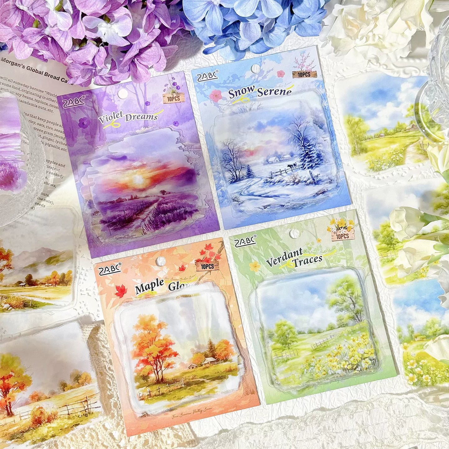 #02786 Four Season Scenery Series Sticker