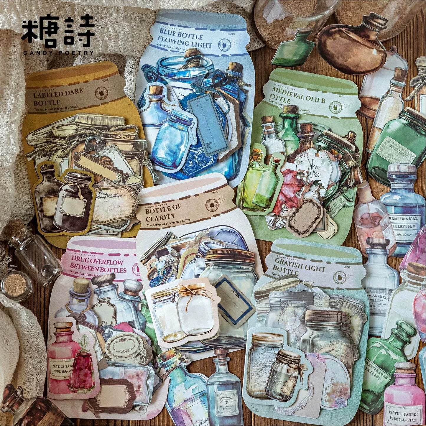 #02787 Story in Bottle Series Sticker