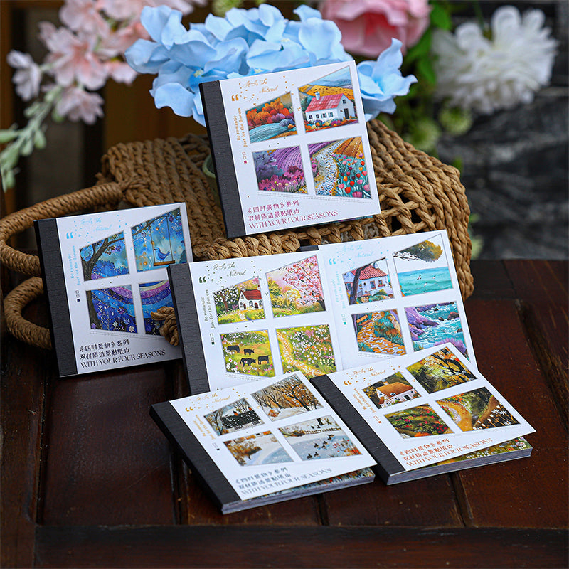 #02173 Scenery of Four Seasons Series Material Paper