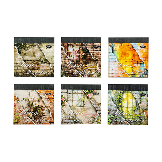 #02544 Flower on the Wall Series Material Paper