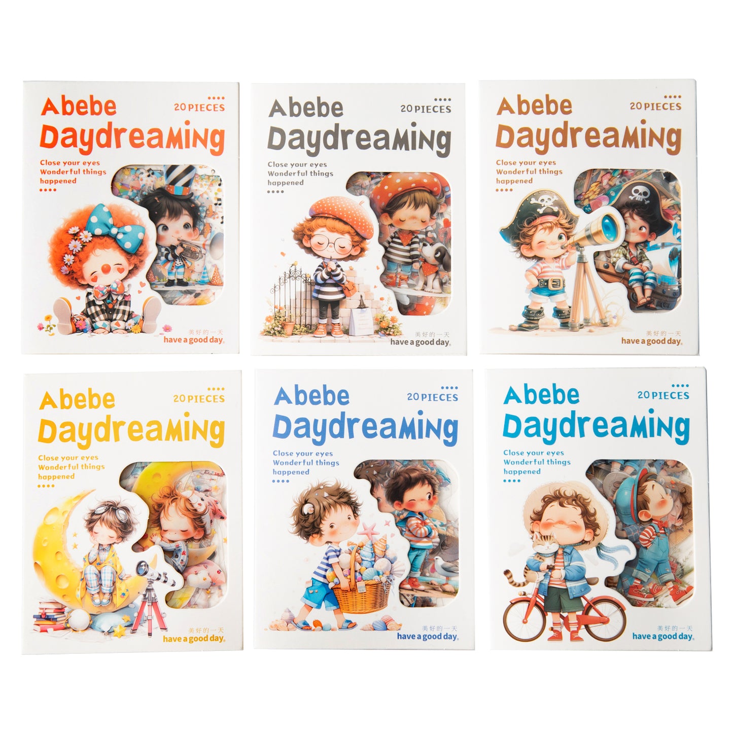 #02875 Boys Diary Series Sticker