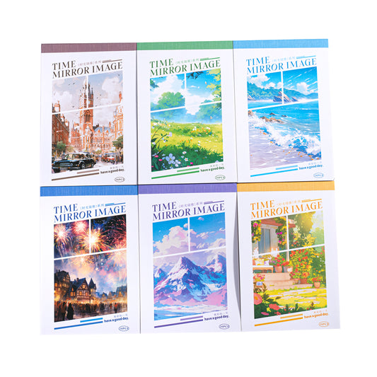#02665 Time Scenery Series Sticker Book