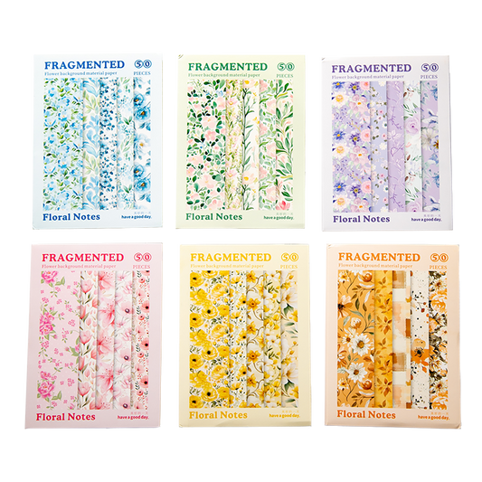 #02186 Flower Background Series Material Paper