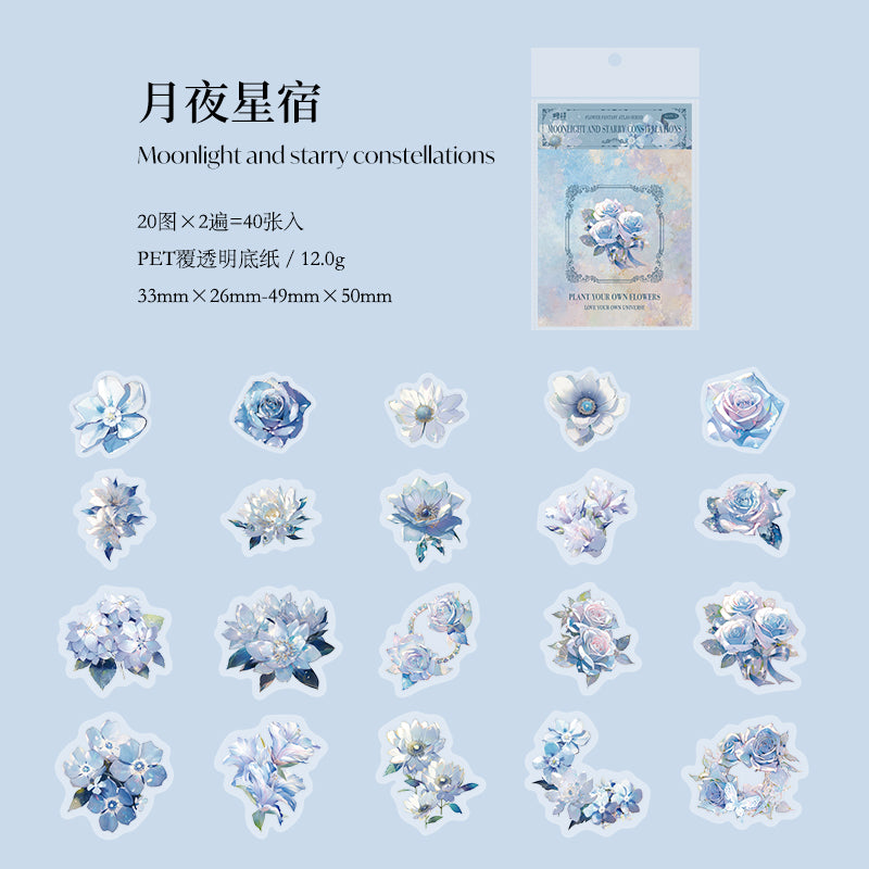 #02585 Fantasy Flower Series Sticker
