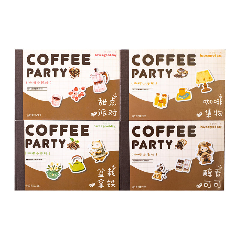 #02423 Coffe Bakery Party Series Sticker