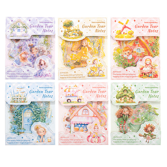 #02566 Happy Garden Series Sticker