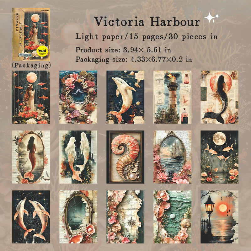 #02424 Mermaid Material Series Material Paper