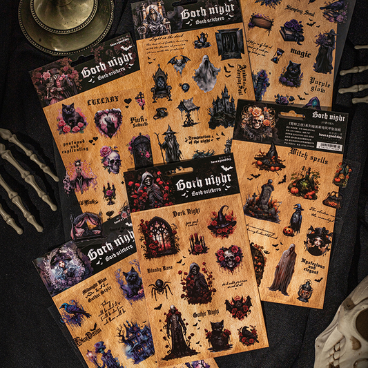 #02008 Goth Night Sticker