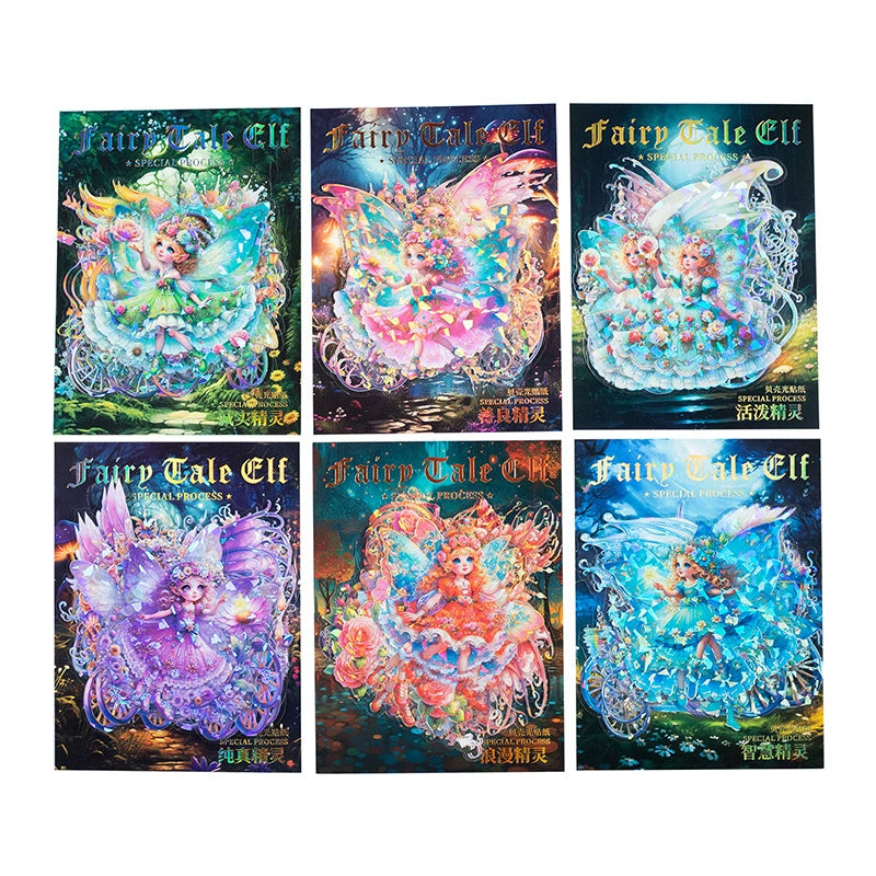 #02804 Fairytale Elves Series Sticker