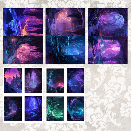 #5A80 POI Print A5 Cardstock Paper Set 10 Pcs