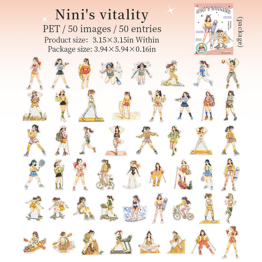 #02666 NiNis Weekend Series Sticker