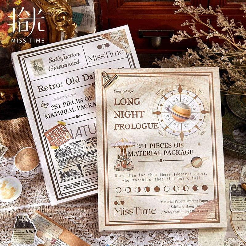 #02820 Vintage mixed Series Material Pack