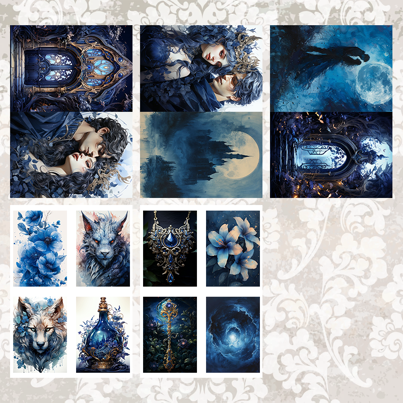 #5A83 POI Print A5 Cardstock Paper Set 10 Pcs