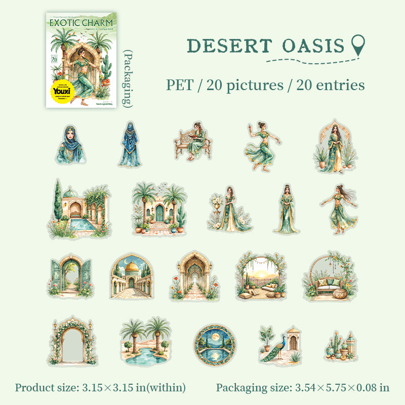 #02546 Exotic Charm Jounery Series Sticker