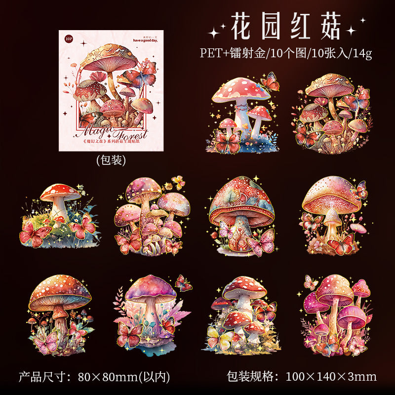 #02072 Magical Forest Mushroom Sticker