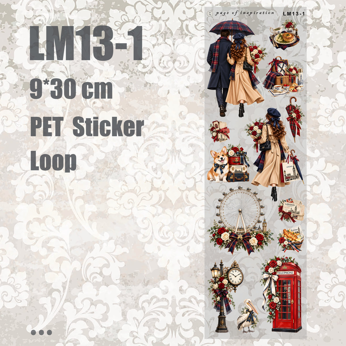#LM13-1 M PET Sticker Loop