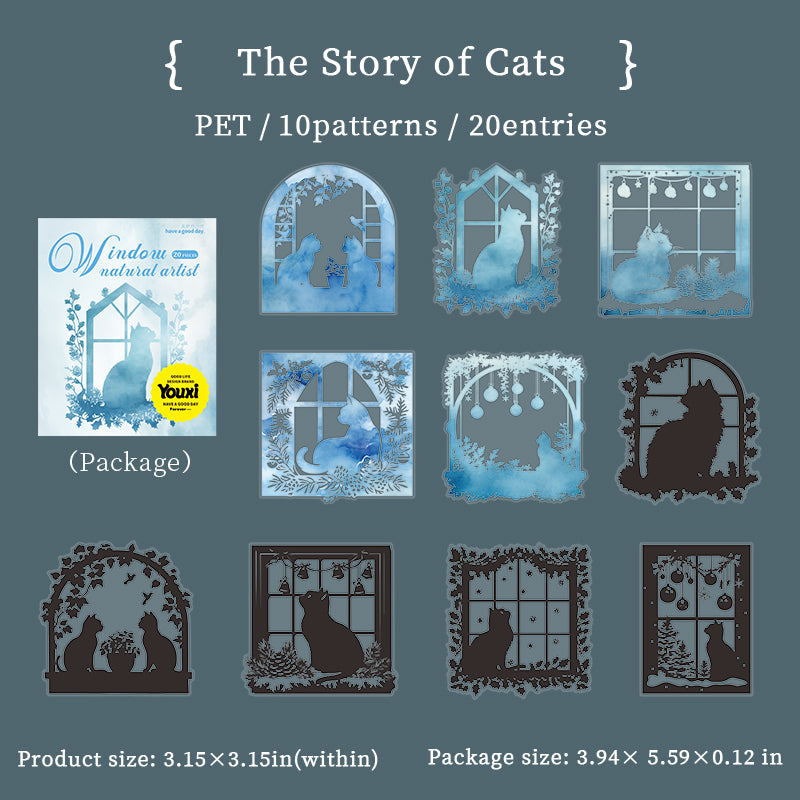 #02484 Natural Art Window Series Sticker