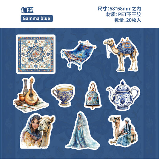 #02052 Middleast Style Series Sticker