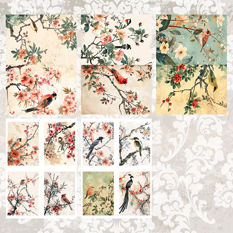 #5A88 POI Print A5 Cardstock Paper Set 10 Pcs