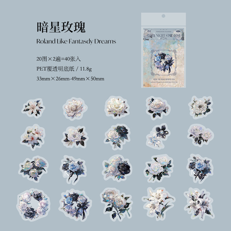 #02585 Fantasy Flower Series Sticker
