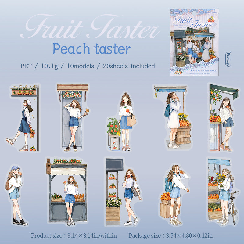 #02858 Fruit Girl Series Sticker